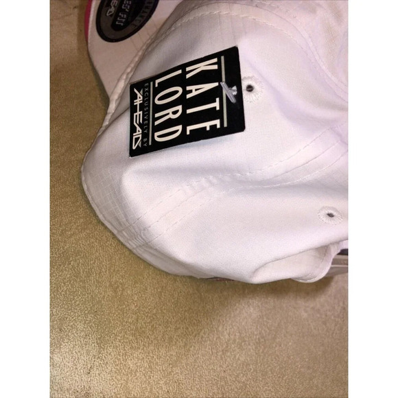 PGA Memphis National 2023 Golf Hat White Teal New Ahead Ladies Cut Kate Lord - Picture 3 of 5